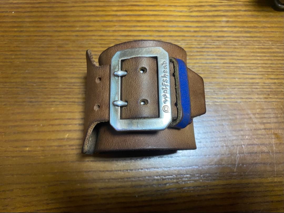 WOLF'S HEAD 70mm シルバーバックルカスタム　2000年代初期