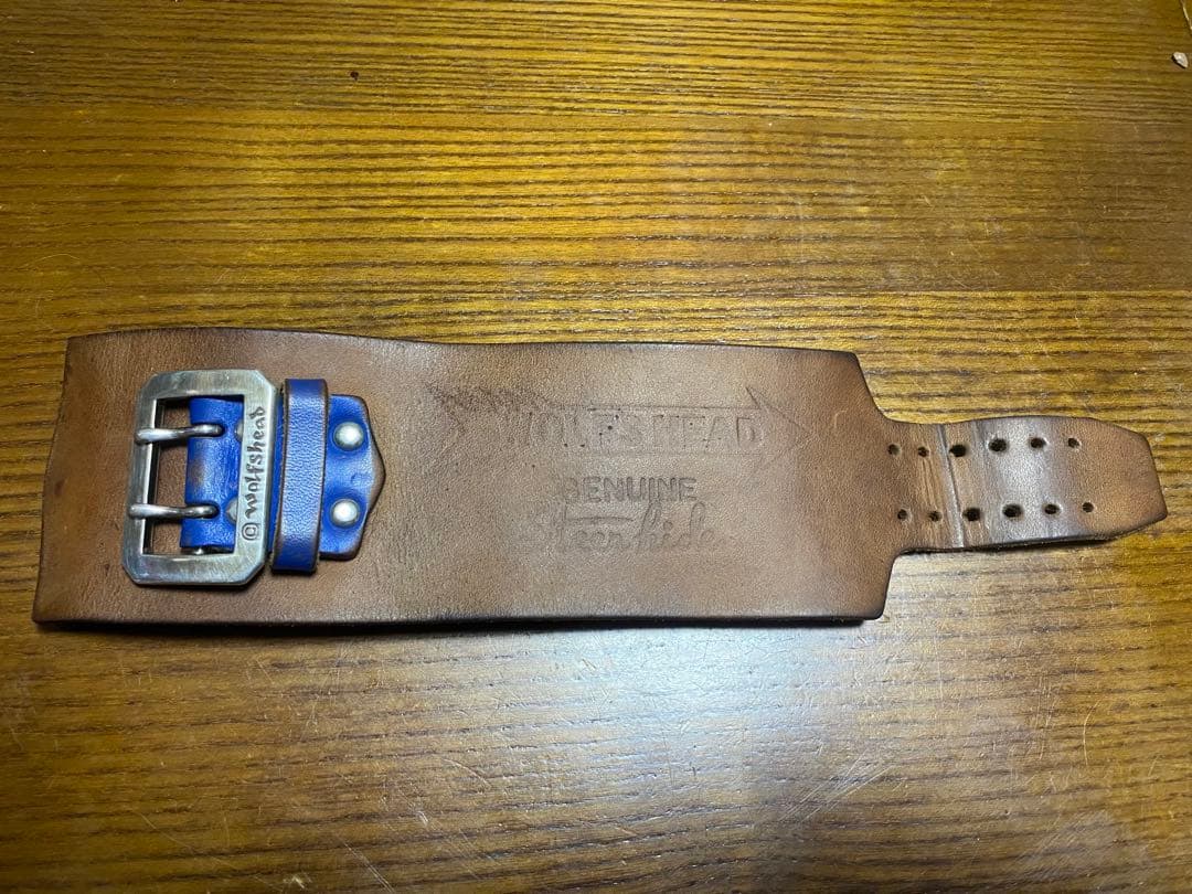 WOLF'S HEAD 70mm シルバーバックルカスタム　2000年代初期