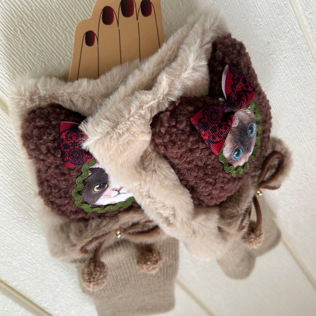 ハンドメイド　コヤンイサムチョン♡猫ちゃん❣️スマホクリーナー♡手袋❣️