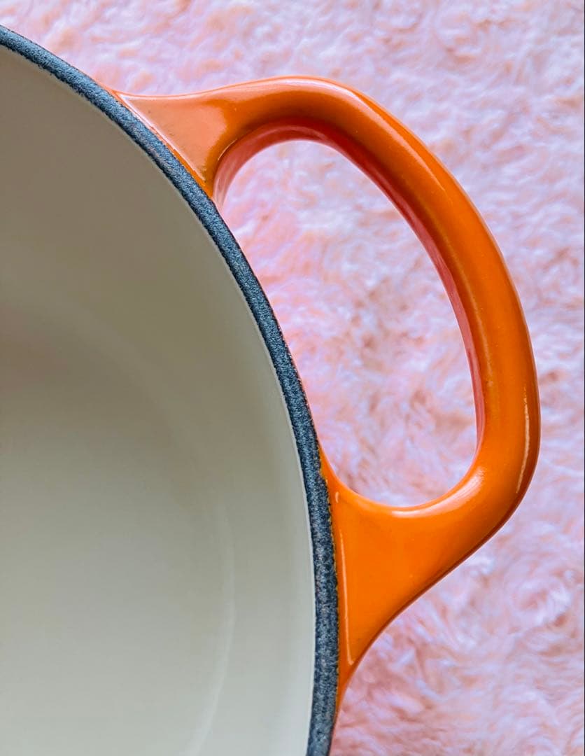 [美品] Le Creuset ル・クルーゼ　ココットロンド20cm両手鍋