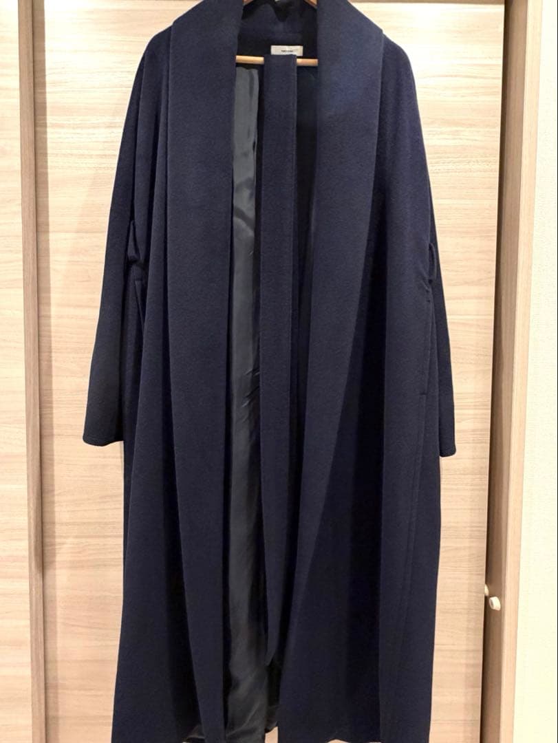 YOKO CHAN ネイビー ロングコート