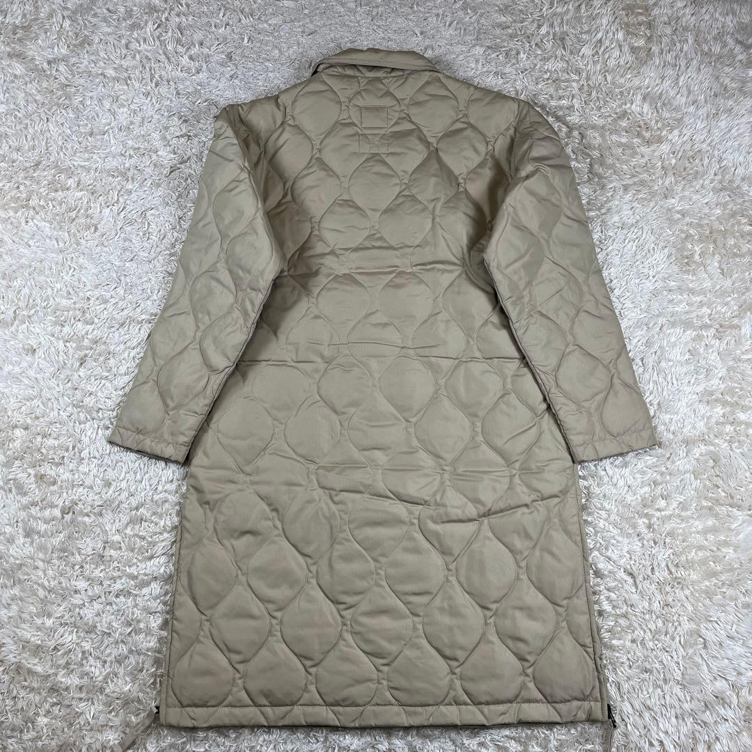 TAION タイオン ミリタリー ダブル ダウンコート ベージュ XSサイズ