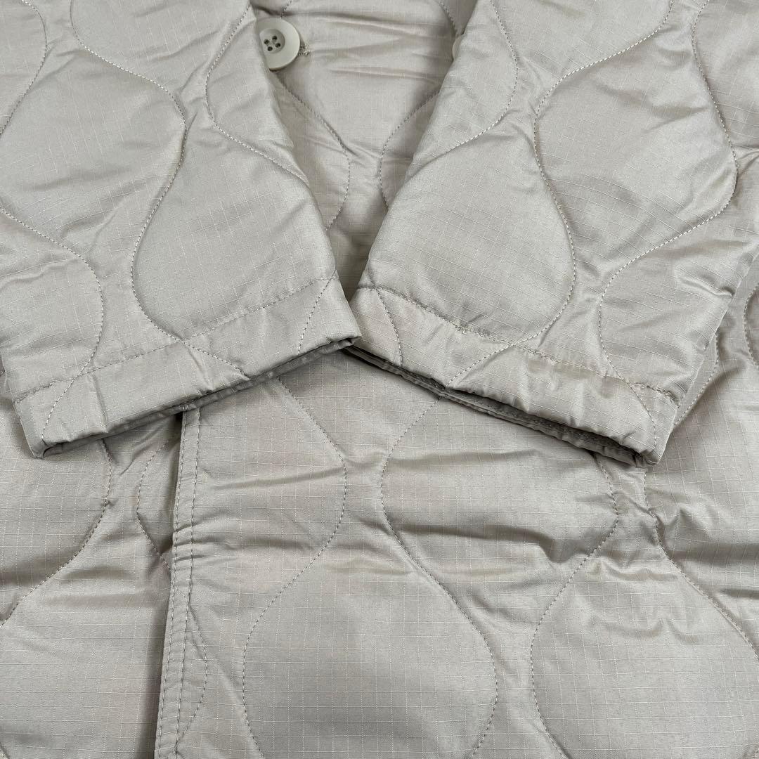 TAION タイオン ミリタリー ダブル ダウンコート ベージュ XSサイズ