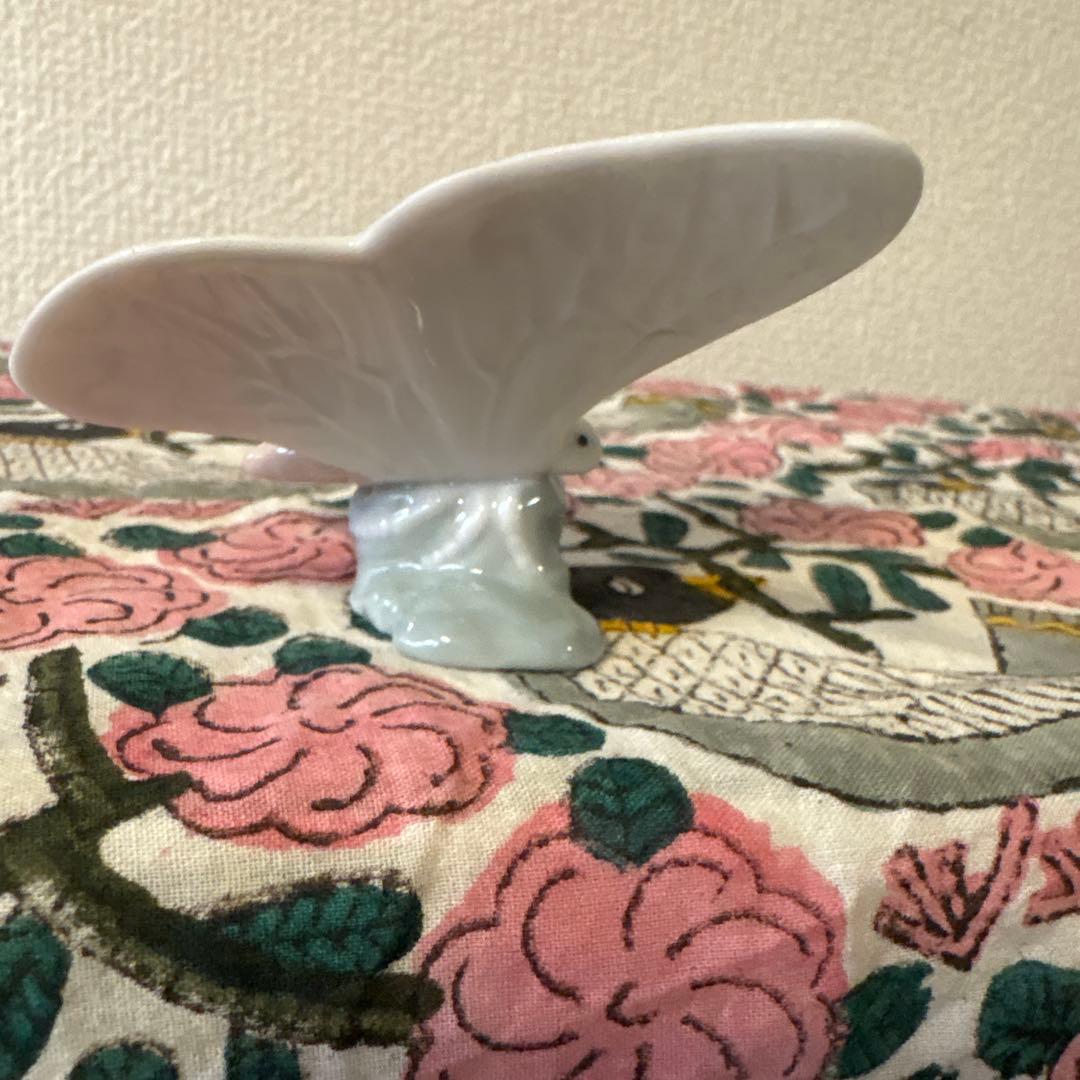 【美品】リヤドロ NAO 陶器 人形　蝶々