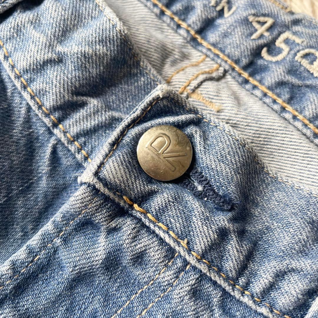 45R 美品 45R おこめデニムの5 28 ブルー