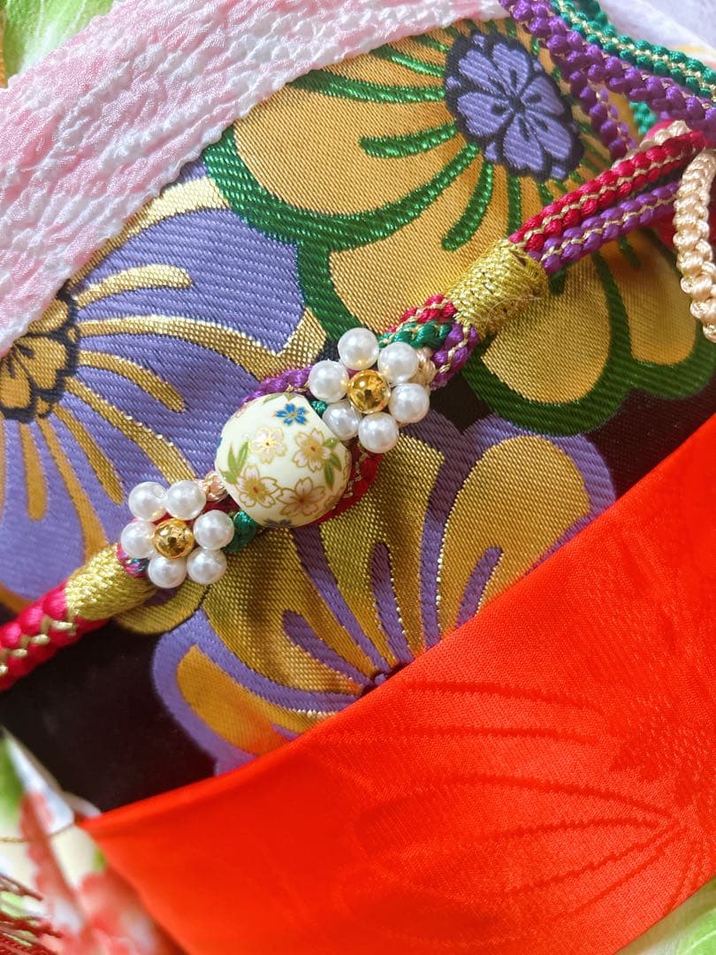 個性派フルセット♡七五三　7歳　女の子　一式　黒系　赤