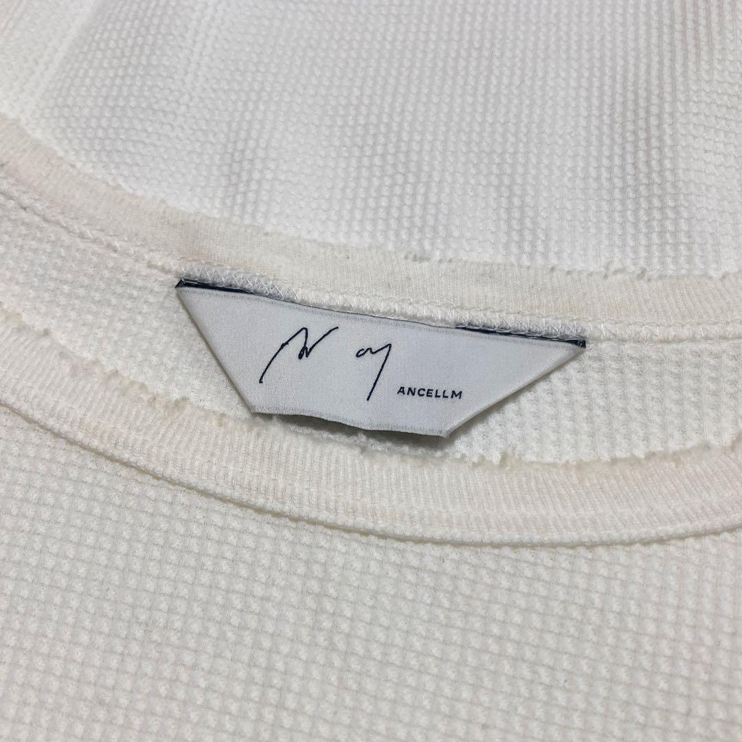 トップス ANCELLM DAMAGE WAFFLE CREW LS T-SHIRT 1