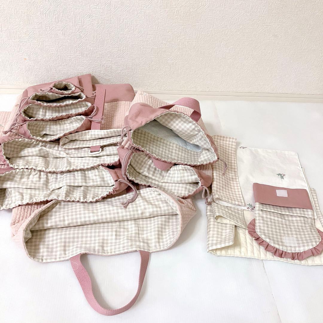 レッスンバッグ お弁当袋　ランチョンマット　お着替え袋　上履き入れ　巾着袋