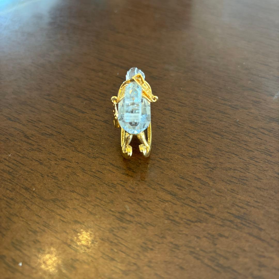 Swarovskiクリスタル ロッキングホース 置物