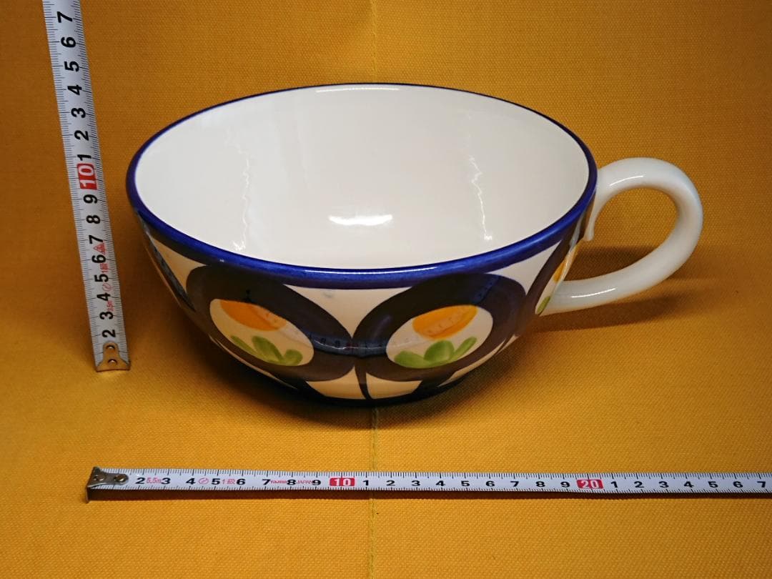 【美品】花器　大型　カップ　陶器　置物　インテリア　工芸品　美術品　A1318