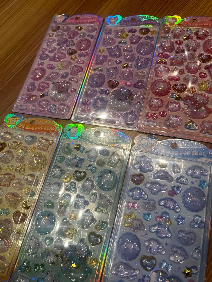 うるちゅるPOP シール　サンリオ