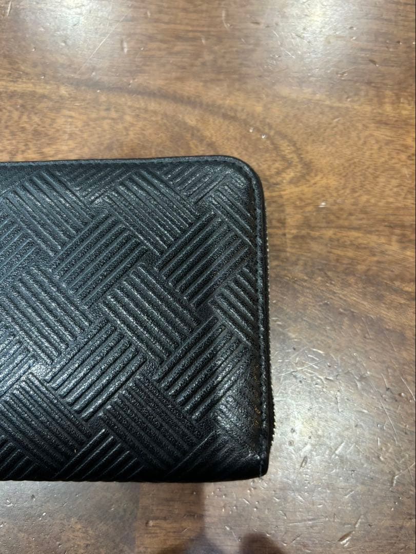 BOTTEGAブラック 長財布 メンズ