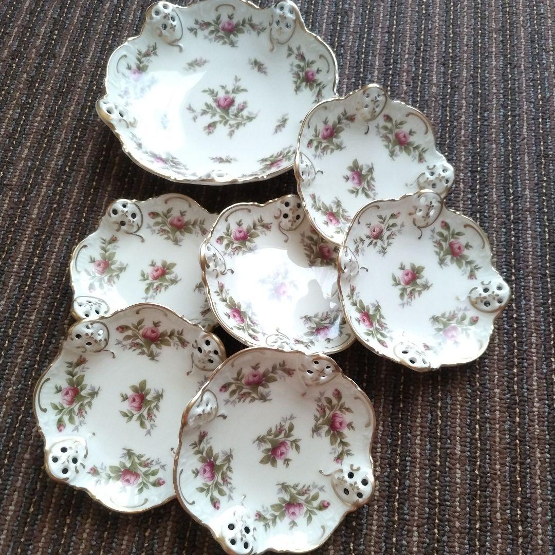 【美品】ローゼンタール Moliere Moosrose　全７枚セット