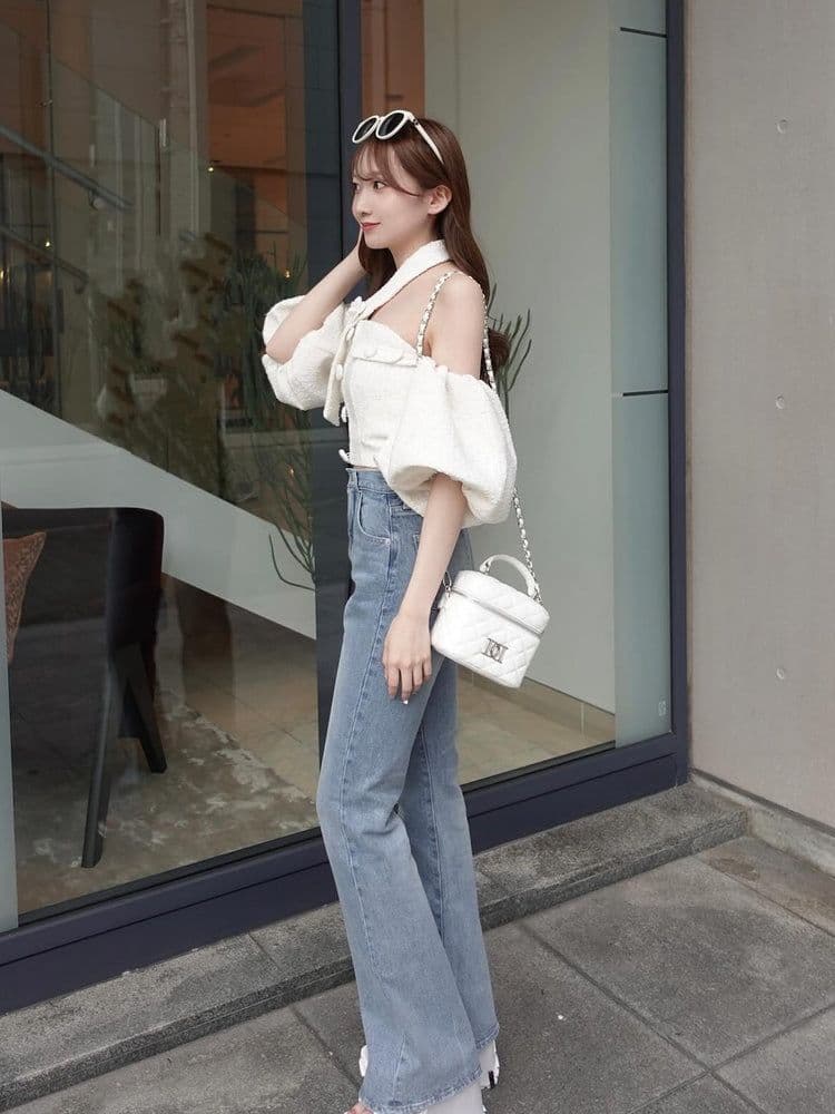 専用厳守♥Darichホルターネックオフィシャルツイードトップ新品未使用未開封