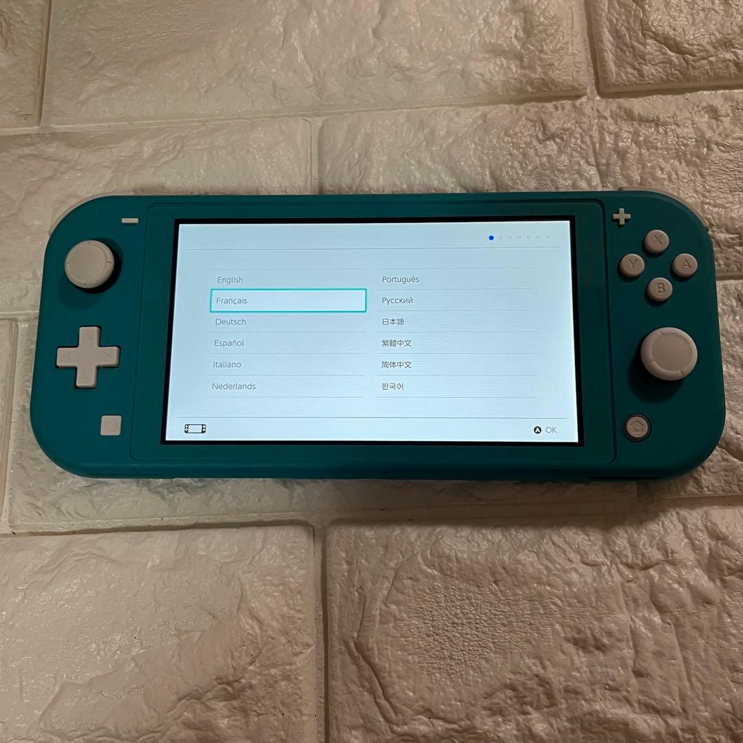 Nintendo Switch Lite ターコイズ　本体 ACアダプター付き