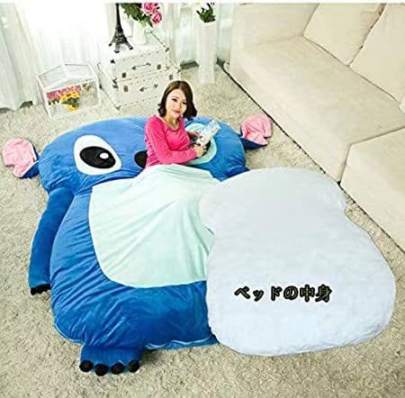 可愛いお勧めシングル折りたたみベッド 寝袋 可愛デザイン ふわふわ マットレス