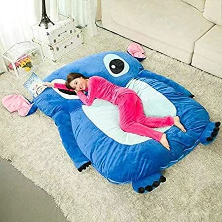 可愛いお勧めシングル折りたたみベッド 寝袋 可愛デザイン ふわふわ マットレス