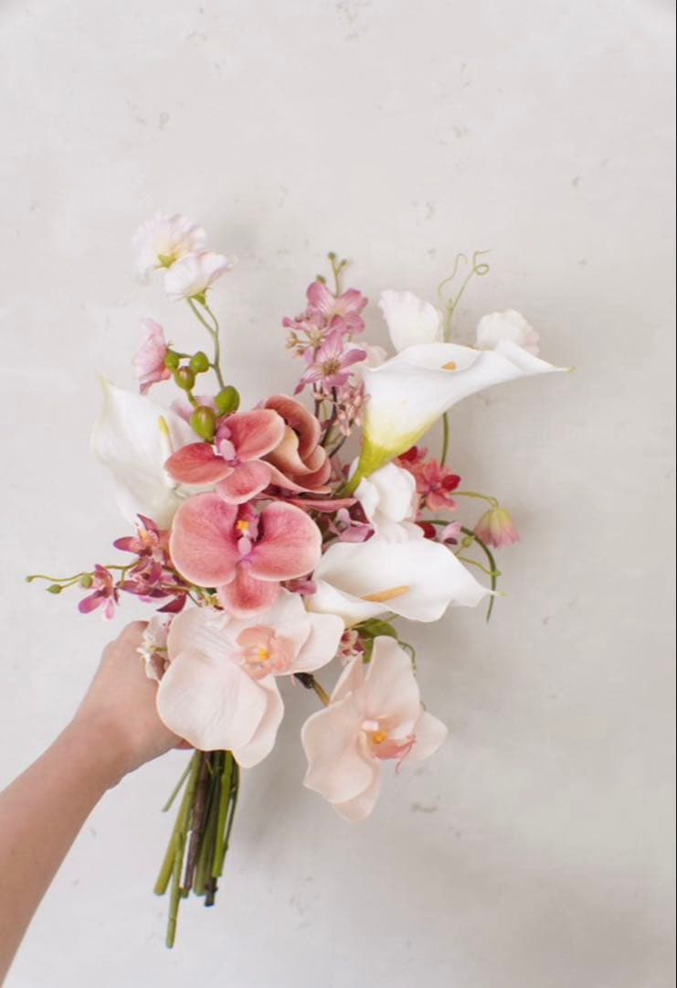 【値下げ価格】ウェディングブーケ（ピンク）