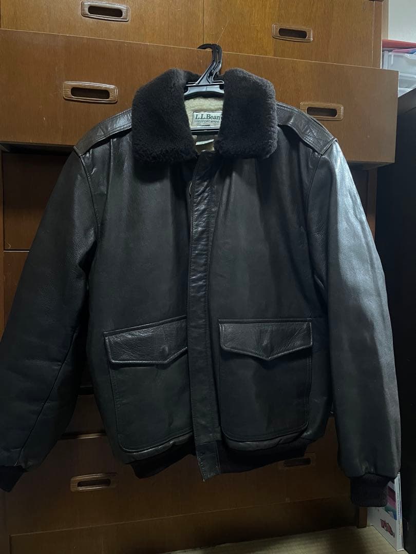 l.l.bean G-1 レザー　ボア　フライトジャケット　M USA製