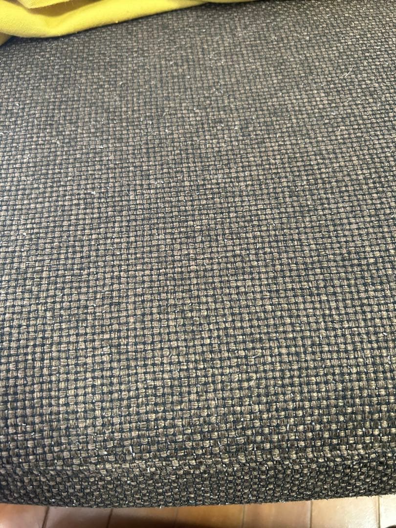 グレー ブラウンスクエアオットマン ３個セット