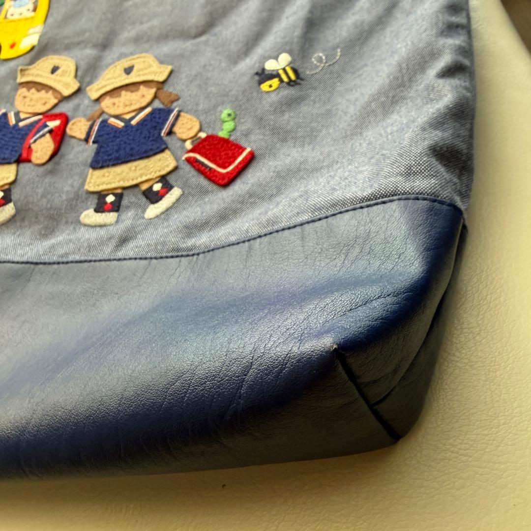 【美品】キンダーキッズ　× familiar ファミリア　お稽古バッグ