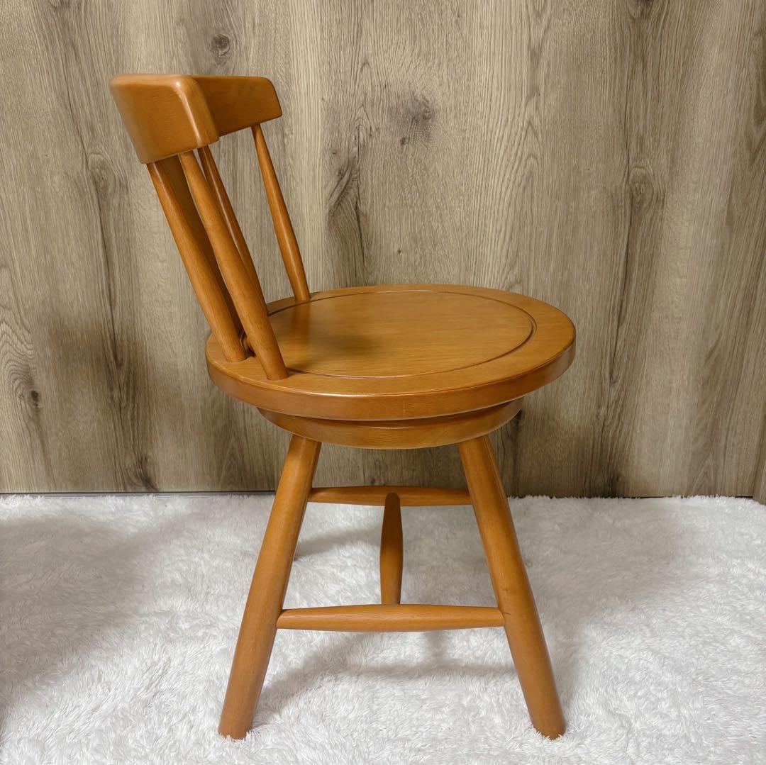 極美品　飛騨産業　回転椅子 ダイニングチェア 2脚セット　送料込み