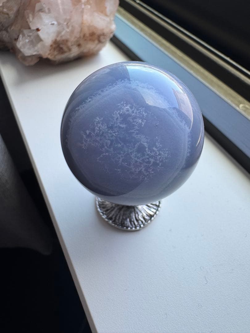 こはみつ　ナミビア産ブルーレースアゲートスフィア