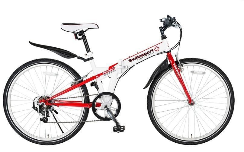 希少【新品未開封（45％OFF）送料無料】折畳26インチ7段変速クロスバイク