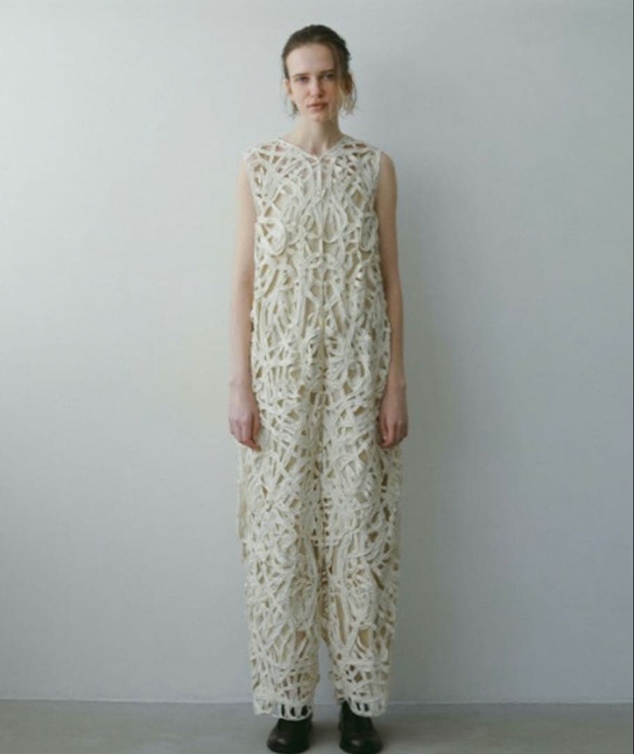 ETRETOKYO/エトレトウキョウ ブレードパターンノースリーブオールインワン