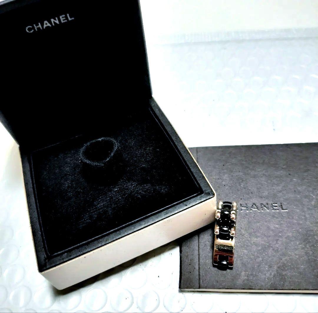 れ*ん様 CHANELシャネルウルトラリングミディアム　18KWG✕セラミック