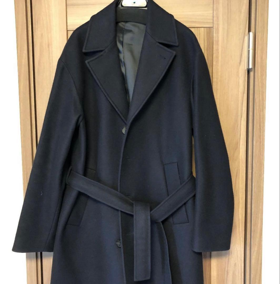 Hevoベルテッドコート　OSTUNI46 ネイビー