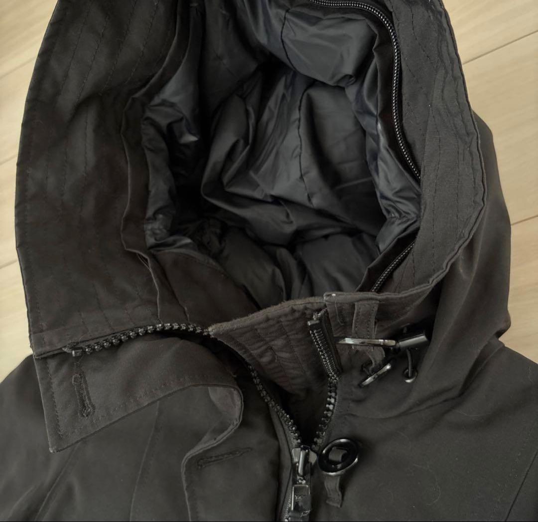 ブラック ダウンジャケット　カナダグース　ロスクレア　Sサイズ