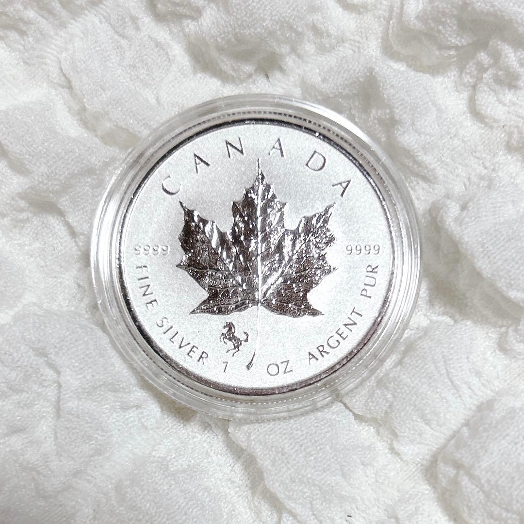 カナダ リバースプルーフ　レア品　メイプルリーフ銀貨　正規品　1オンス　2014