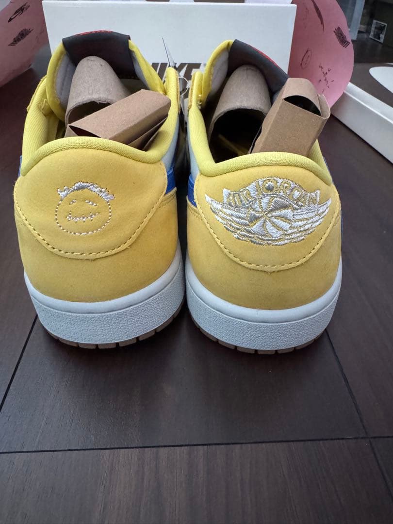 Travis Scott canary Air Jordan1 Low 新品