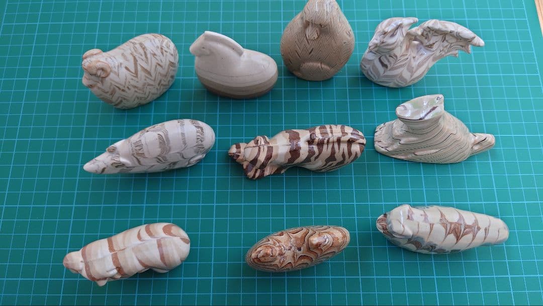 會田雄亮　干支置物10個