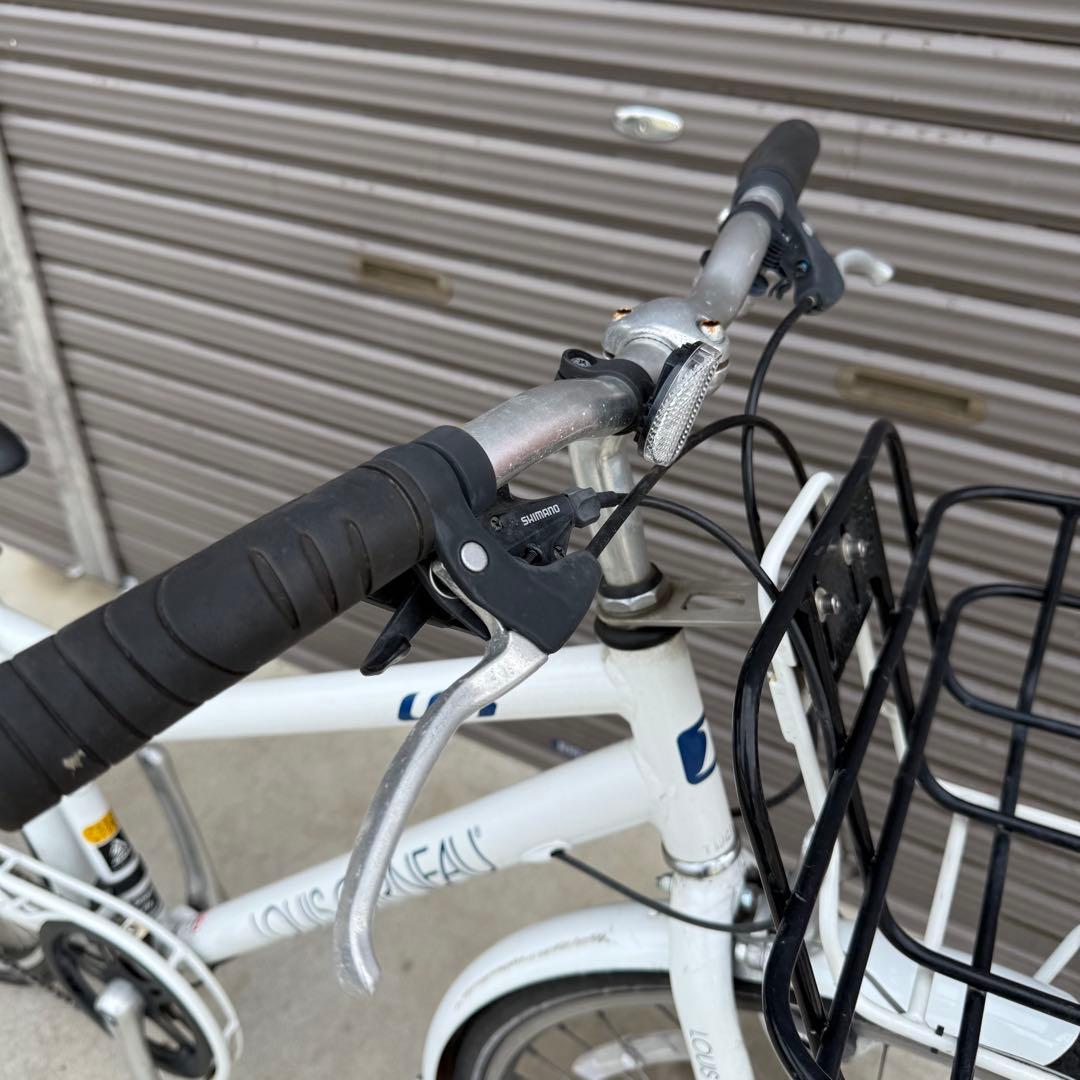 通勤通学用自転車 ￼ルイガノ カゴ付き 定価6.2万円 身長145-165cm