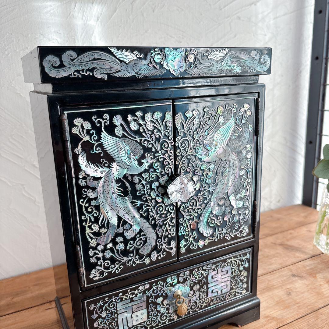 【匿名配送】螺鈿細工のジュエリーボックス