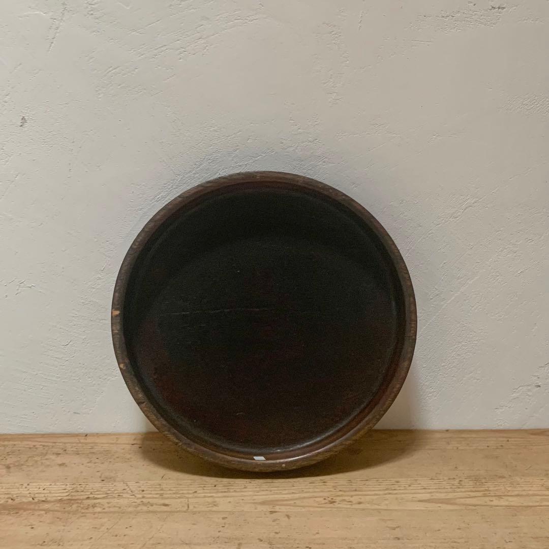古い 小ぶり くりぬき盆 No.1 古道具 アンティーク