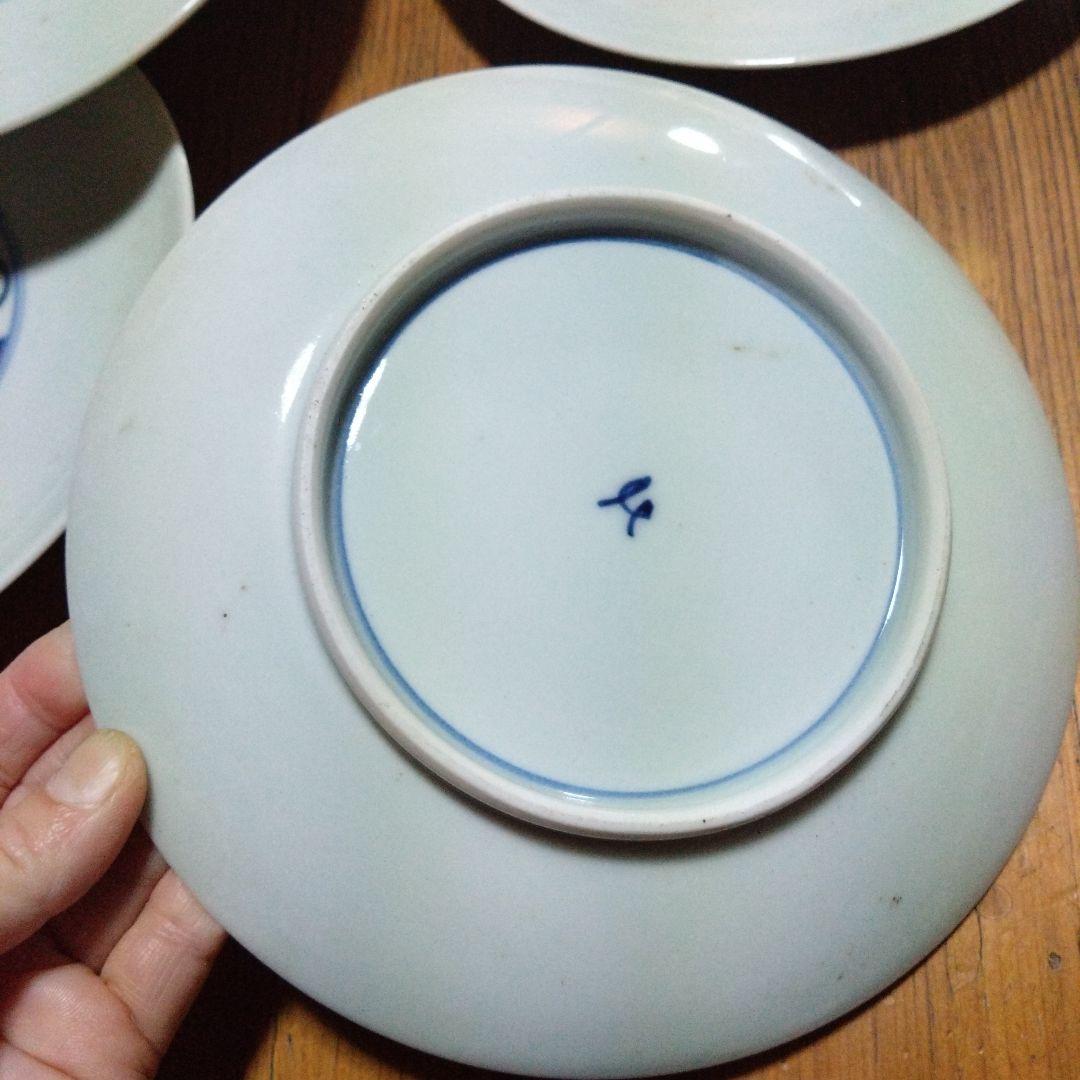 ２点おまとめ専用。手描きの平皿6枚+平皿5枚あやめ