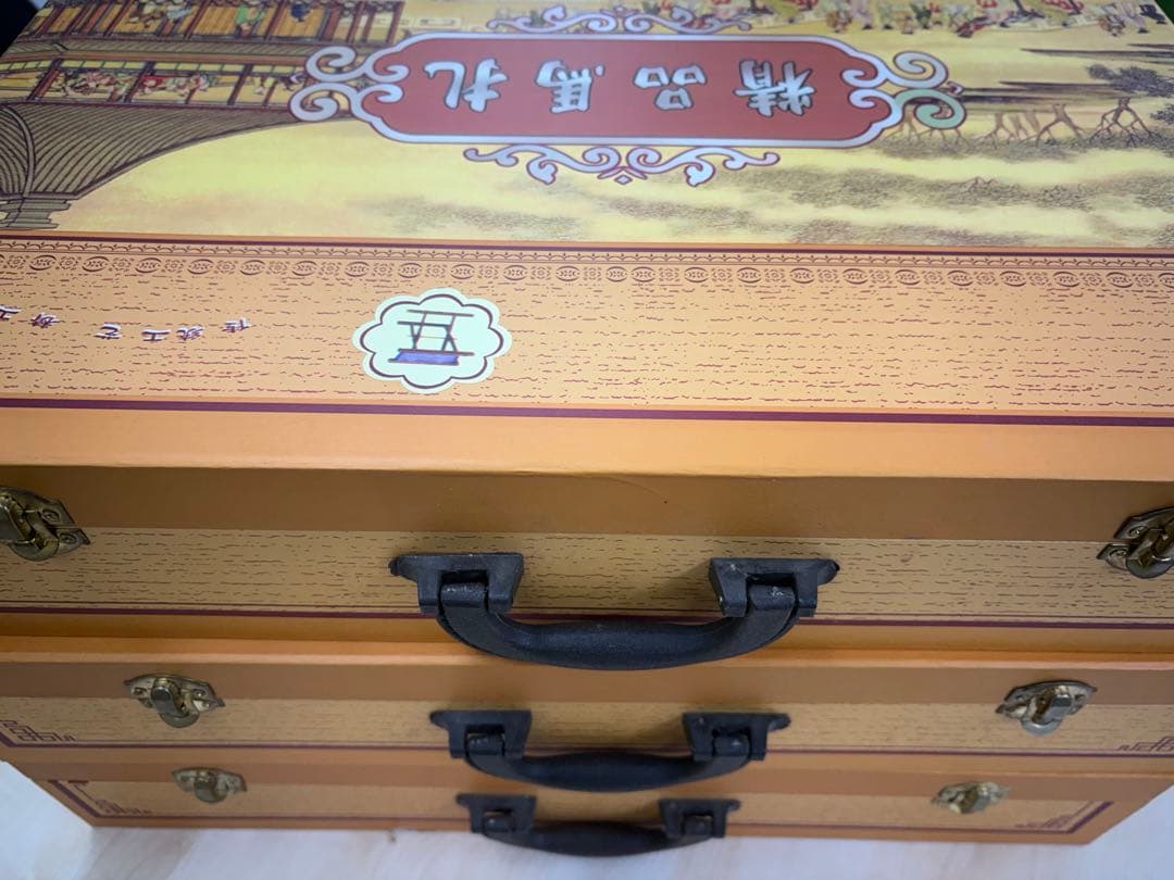 「紅木馬扎」中国　高級折りたたみ椅子3点