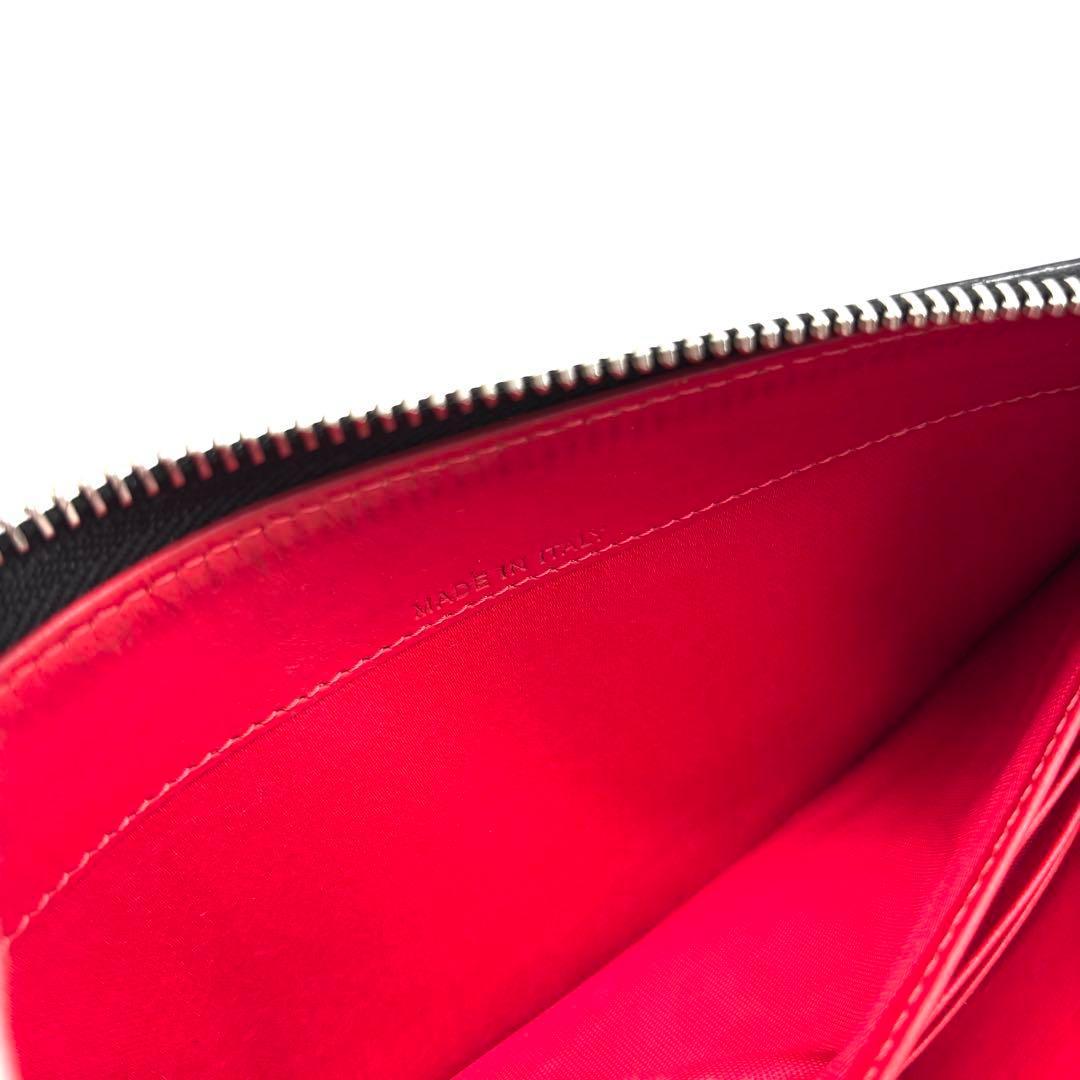 【正規品】クリスチャンルブタン 長財布 パネトーネ ロゴ スタッズ ラウンド 黒