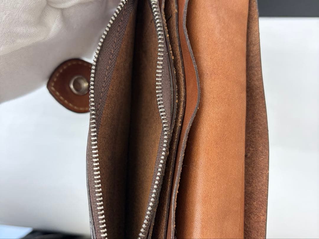 み*Ｇ様 FUNNY バイカーズウォレット　レザー長財布　ブラウン系　ファニー