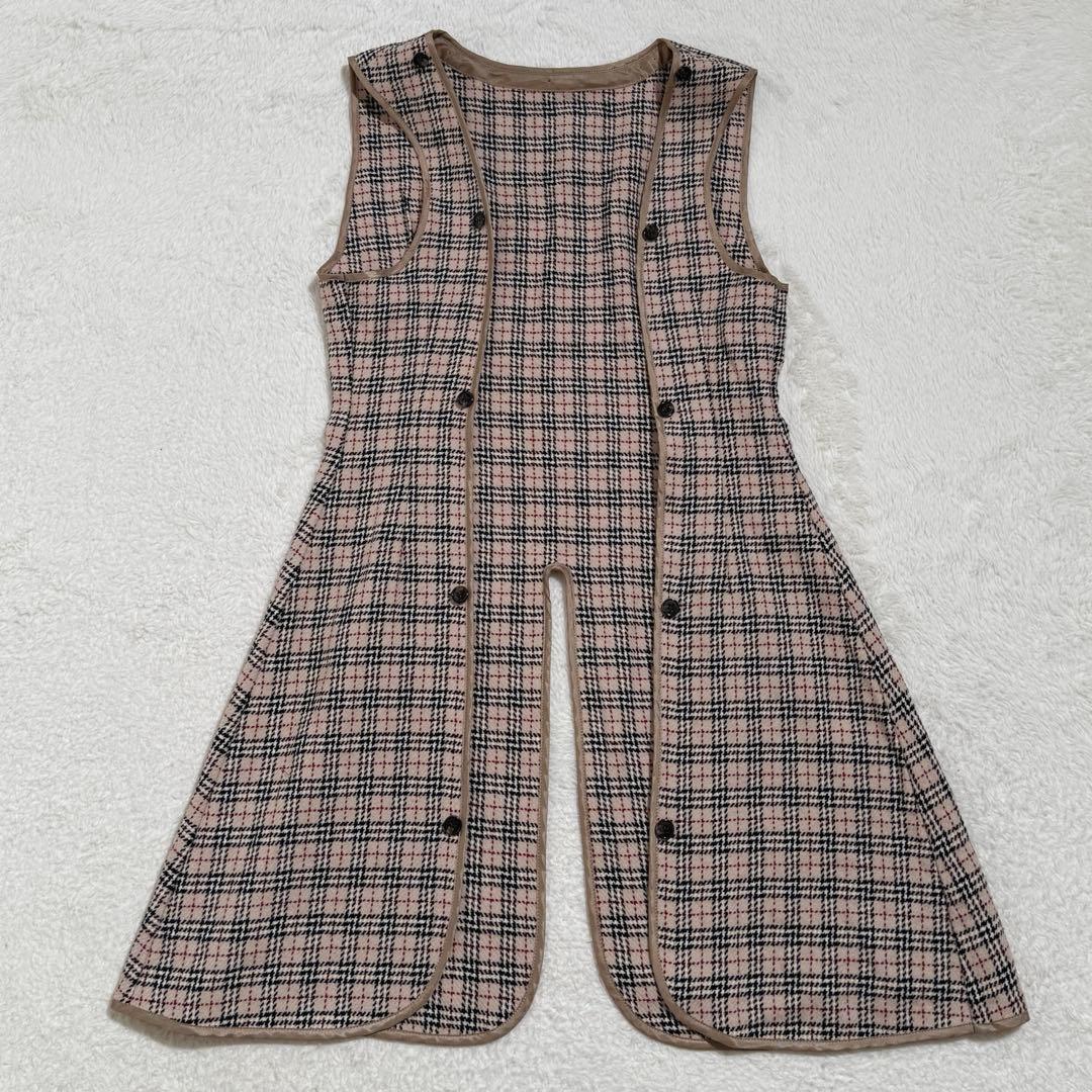 バーバリーブルーレーベル　トレンチコート　ライナー付　ベルト ノバチェック 36