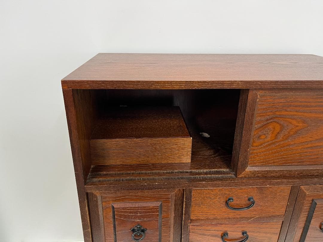 からくり箪笥　伝統工芸　日本文化センター　昭和レトロ　ヴィンテージ　f860