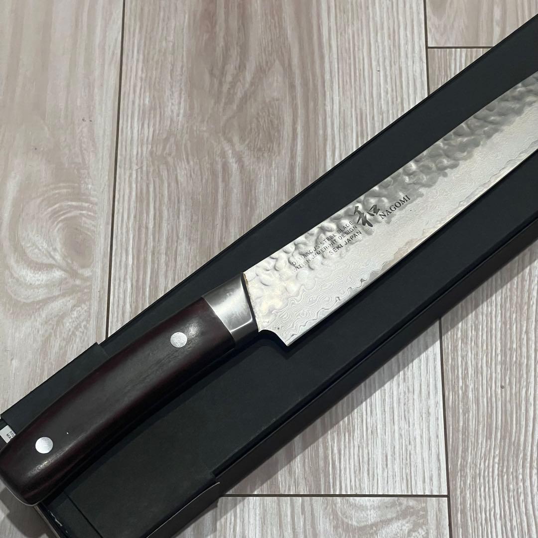 三星刃物 和 NAGOMI 包丁 槌目 ダマスカス スライサー
