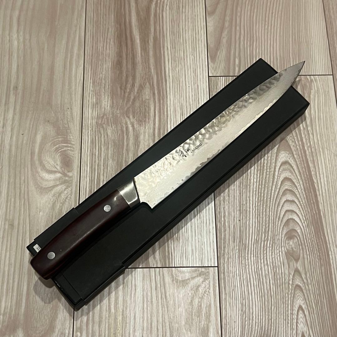 三星刃物 和 NAGOMI 包丁 槌目 ダマスカス スライサー