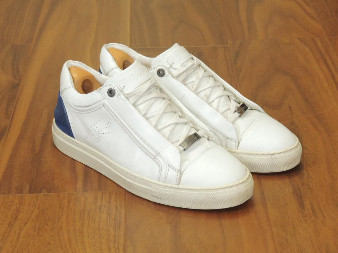 ブリオーニ　Brioni　レザースニーカー　6　JP24.5　最高級モデル10万