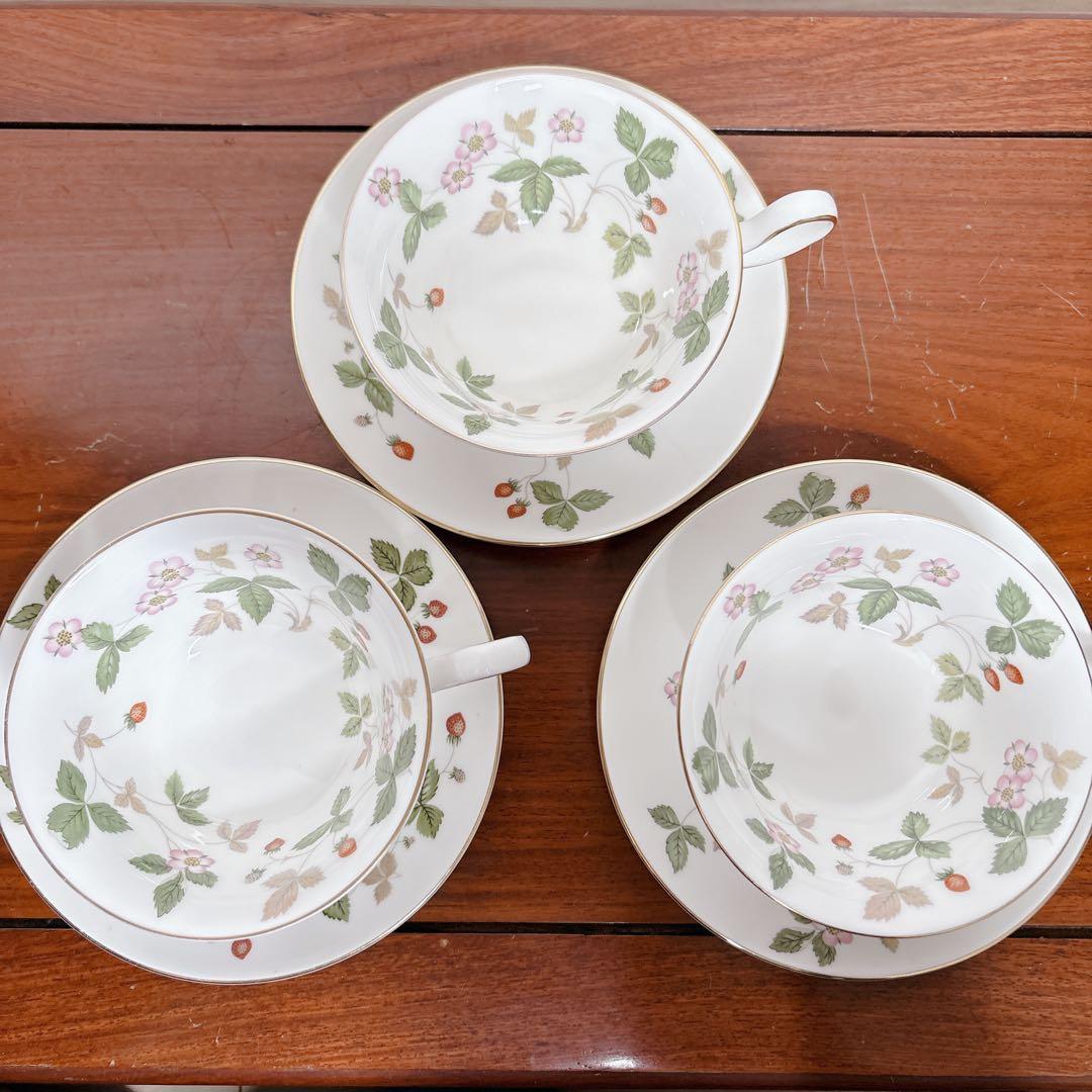 極美品！ ティーポット ワイルドストロベリー ティーセット