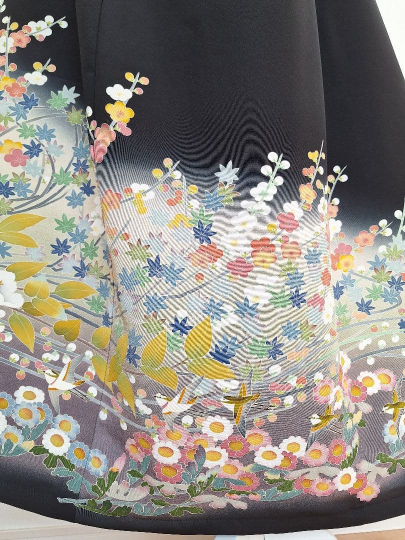 着物リメイクワンピース3694