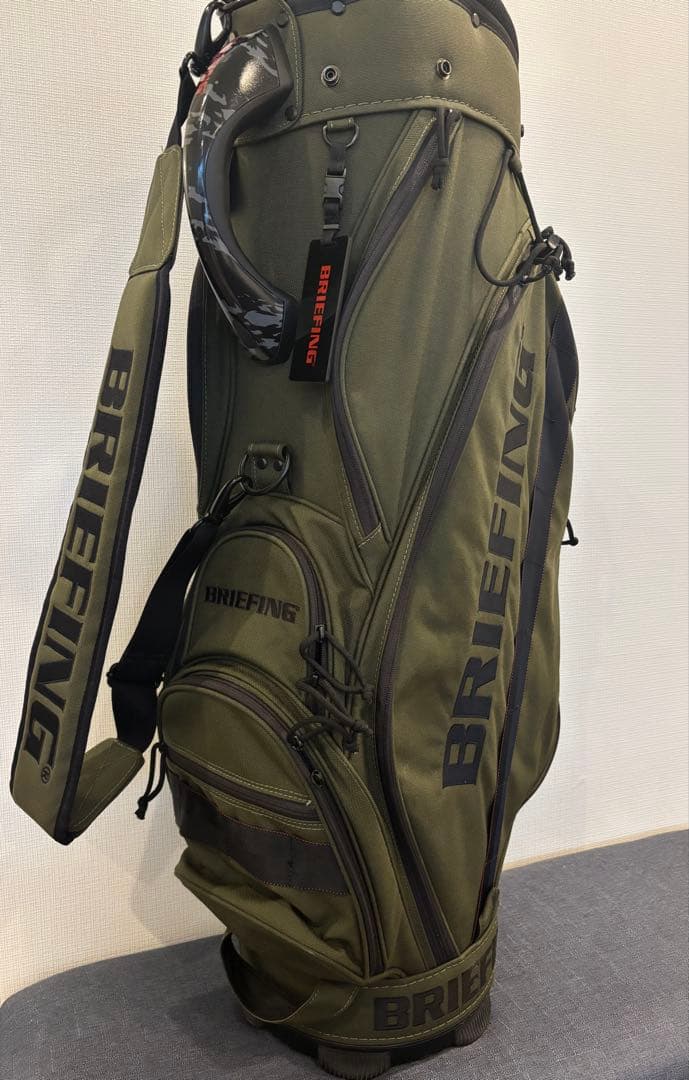 テ*ロ様 ブリーフィング　CR-5 キャディバッグ　レンジャーグリーン